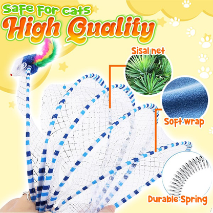 PawJourney® Self-play Cat Hunting Spiral Tunnel Toy