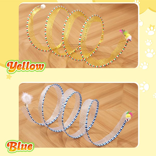 PawJourney® Self-play Cat Hunting Spiral Tunnel Toy