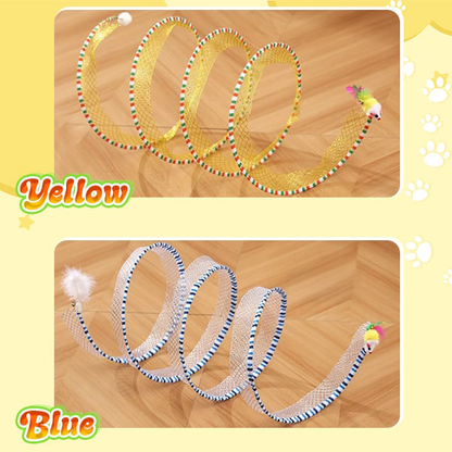 PawJourney® Self-play Cat Hunting Spiral Tunnel Toy