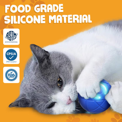 Paw Journey® Interactive Pet Toys for Dog & Cat Durable Automatic Bouncing & Rolling Ball