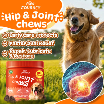 Paw Journey® Hip & Joint Chew -  Pet Joint Soothing Gummies
