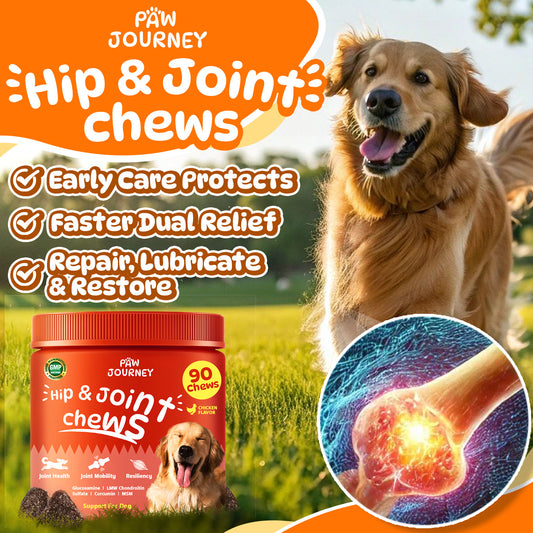 Paw Journey® Hip & Joint Chew -  Pet Joint Soothing Gummies