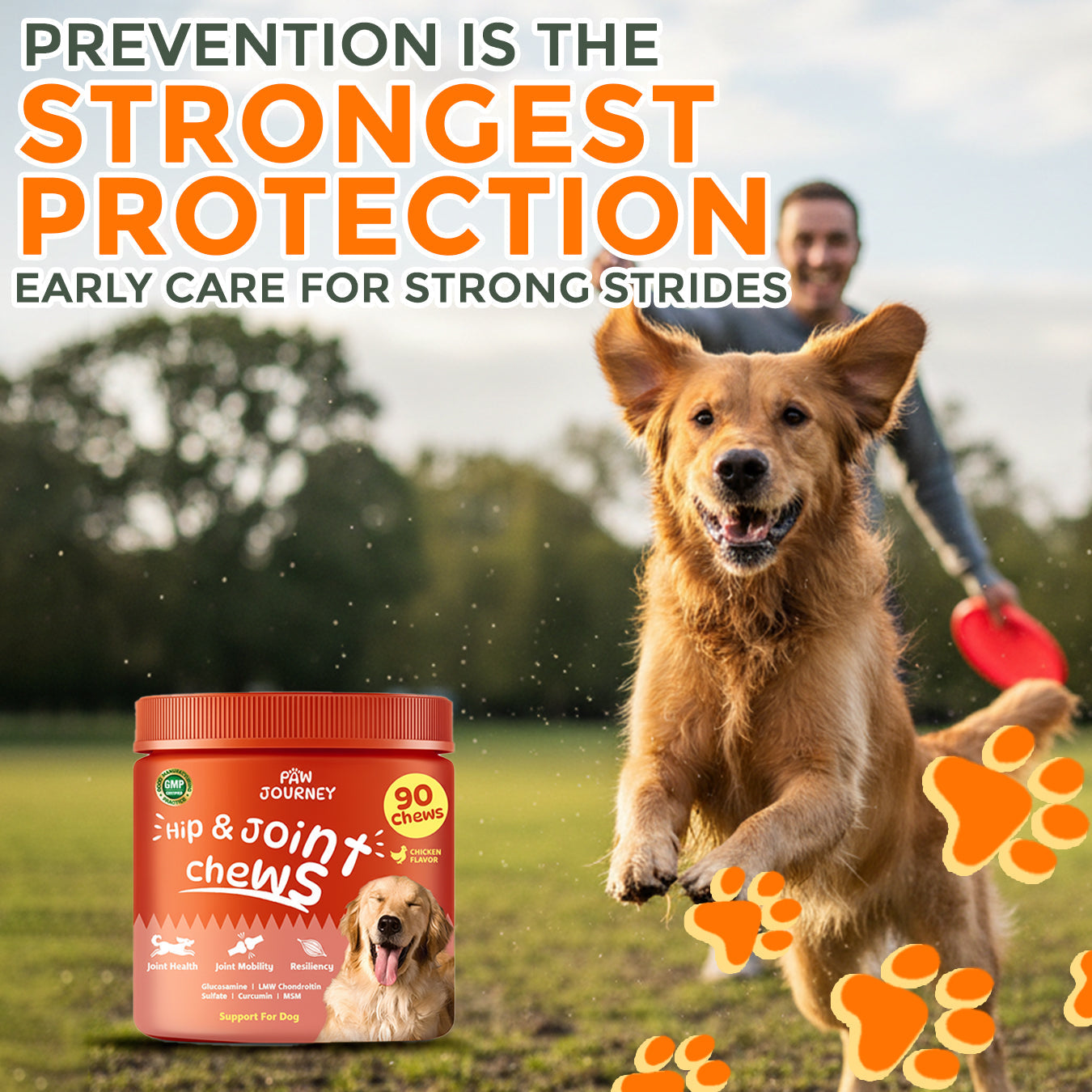 Paw Journey® Hip & Joint Chew -  Pet Joint Soothing Gummies