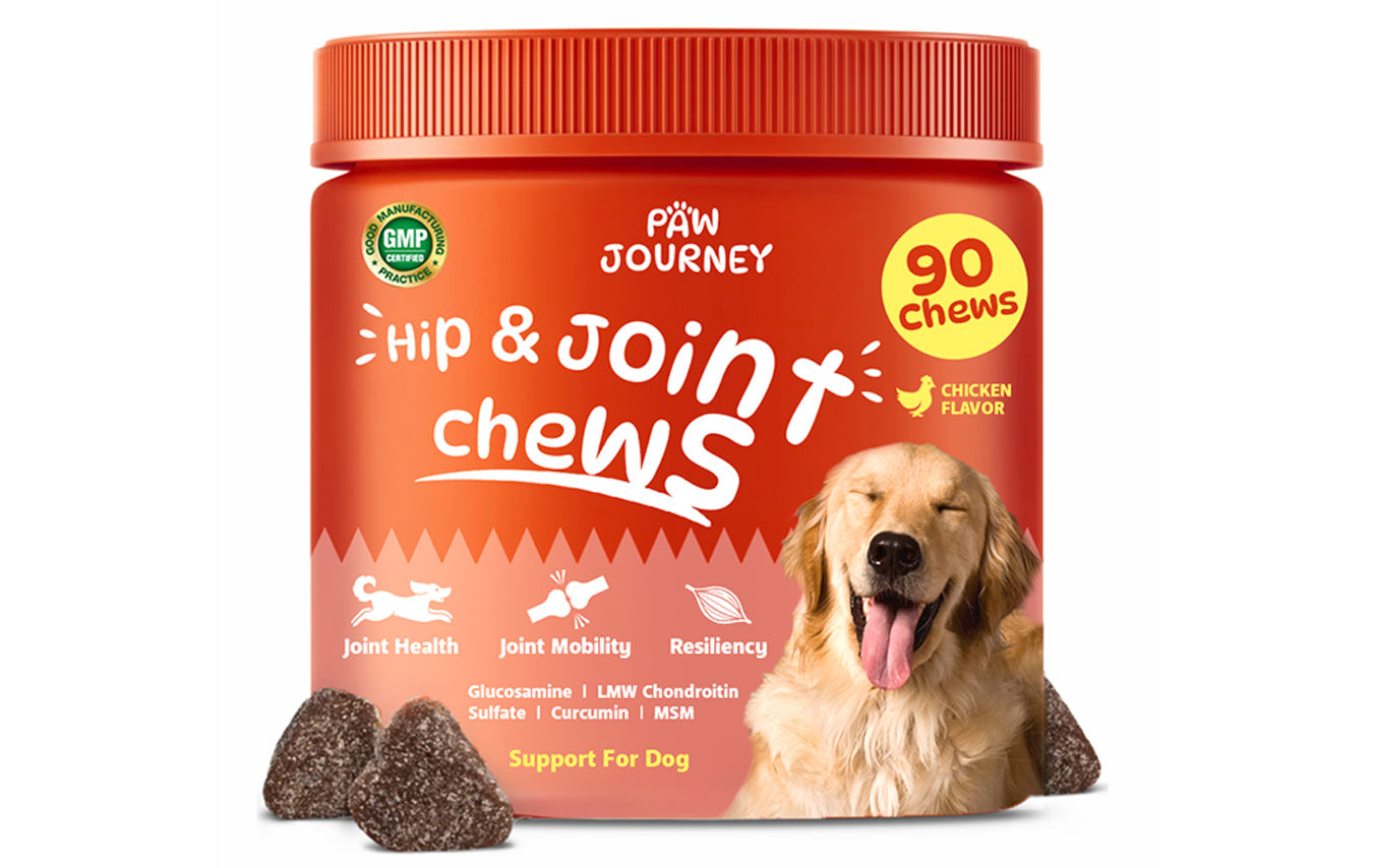 Paw Journey® Hip & Joint Chew -  Pet Joint Soothing Gummies